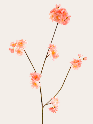 Bloesemtak Prunus 88cm Zalm