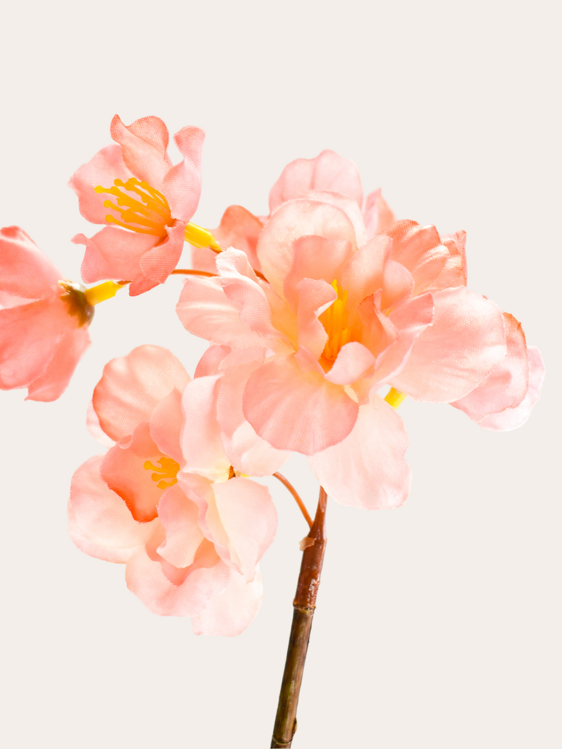 Bloesemtak Prunus 88cm Zalm
